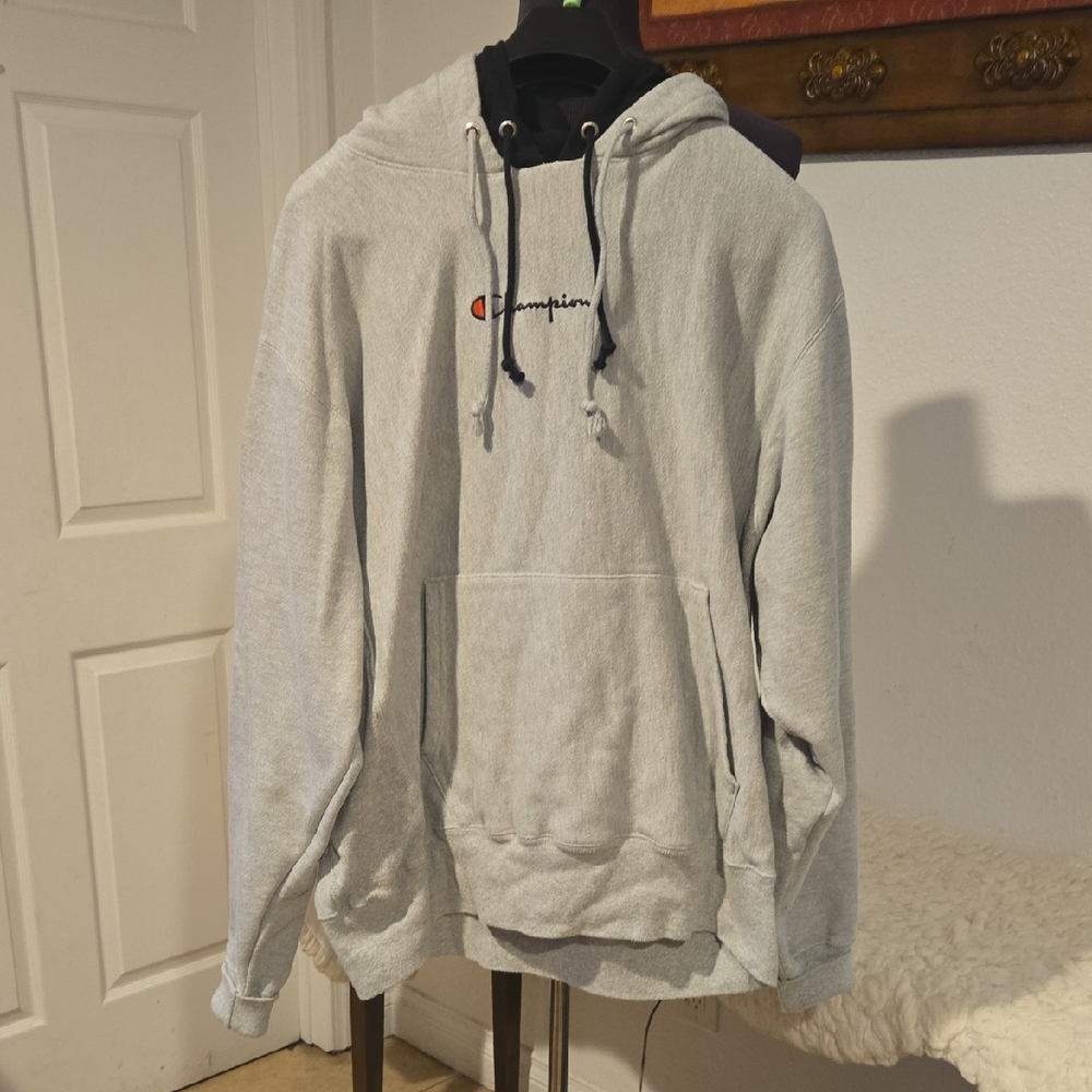 Champion Light Gray Men's Hoodie